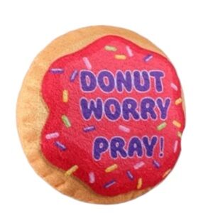 Plush Religious Prayer Donut